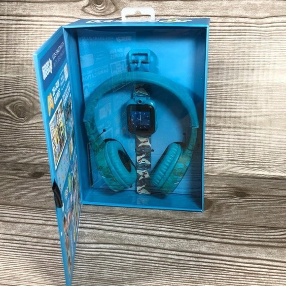 iTech Junior Boys Headphones & Smartwatch Set - Blue Shark.   Z13 - Picture 11 of 12